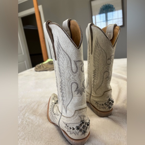 Idyllwind Miranda Lambert White Western Boots size 8 - Picture 10 of 14